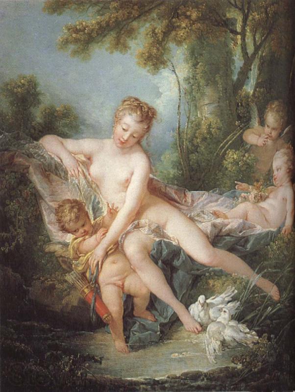 Francois Boucher Venus trost karleken France oil painting art